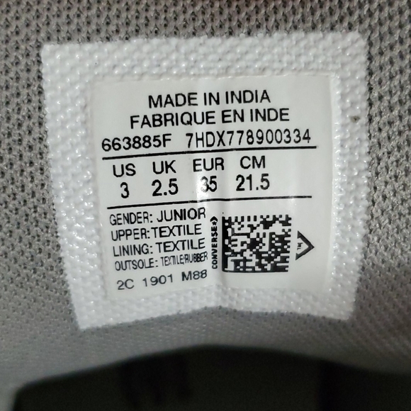 "CONVERSE" CHUCK TAYLOR ALL STAR MID-TOP SNEAKERS - Picture 5 of 6